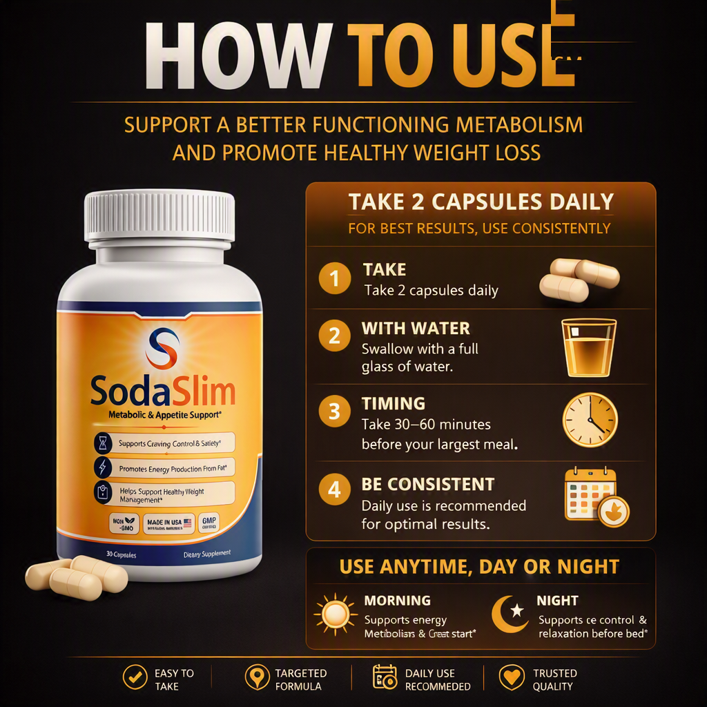 How to take SodaSlim daily capsule